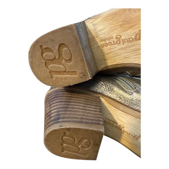 Paul Green Metallic Leather Bootie Women US size 8.5 - Picture 8 of 8